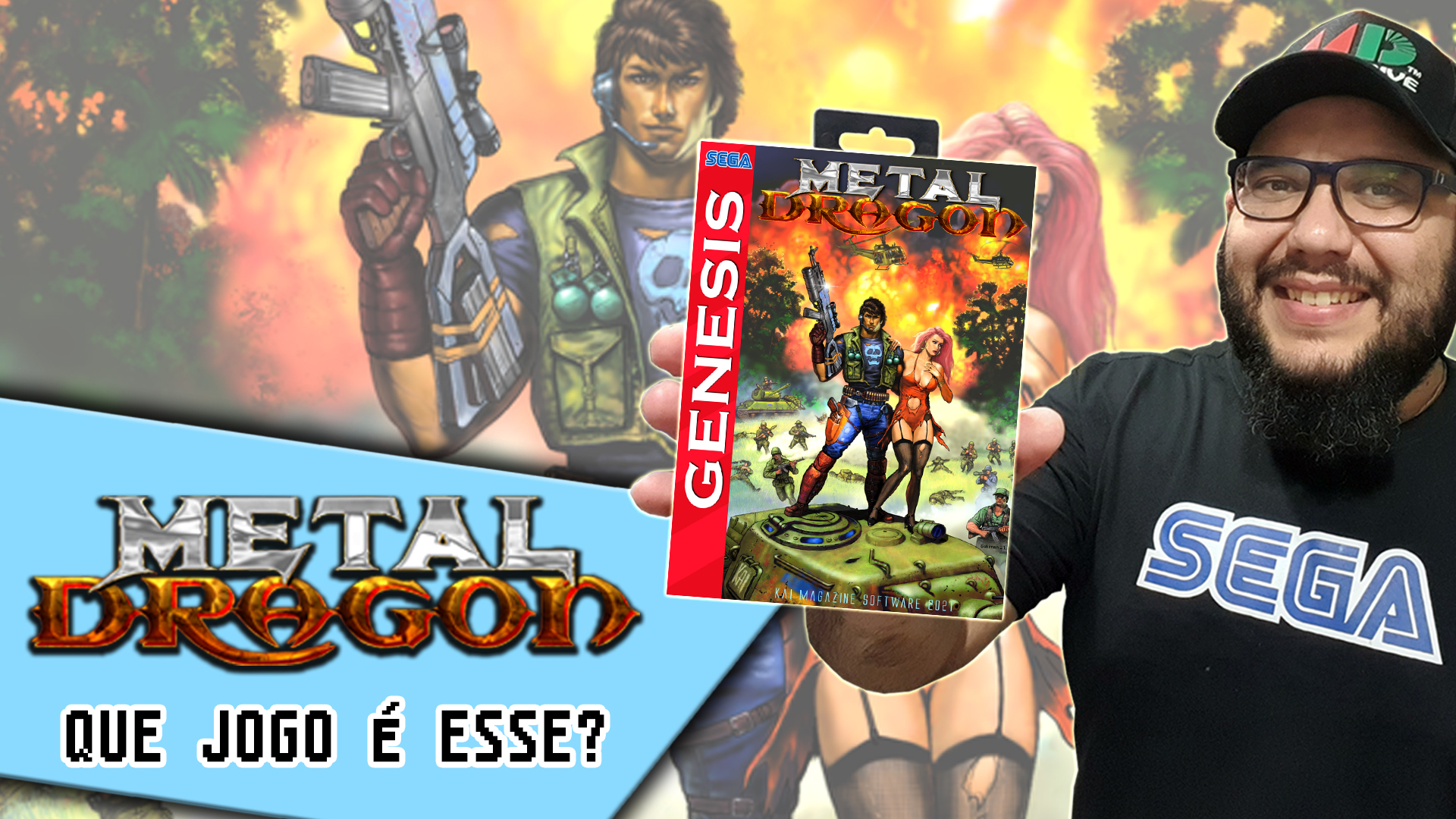 Metal Dragon, um novo shoot ’em up para Mega Drive!